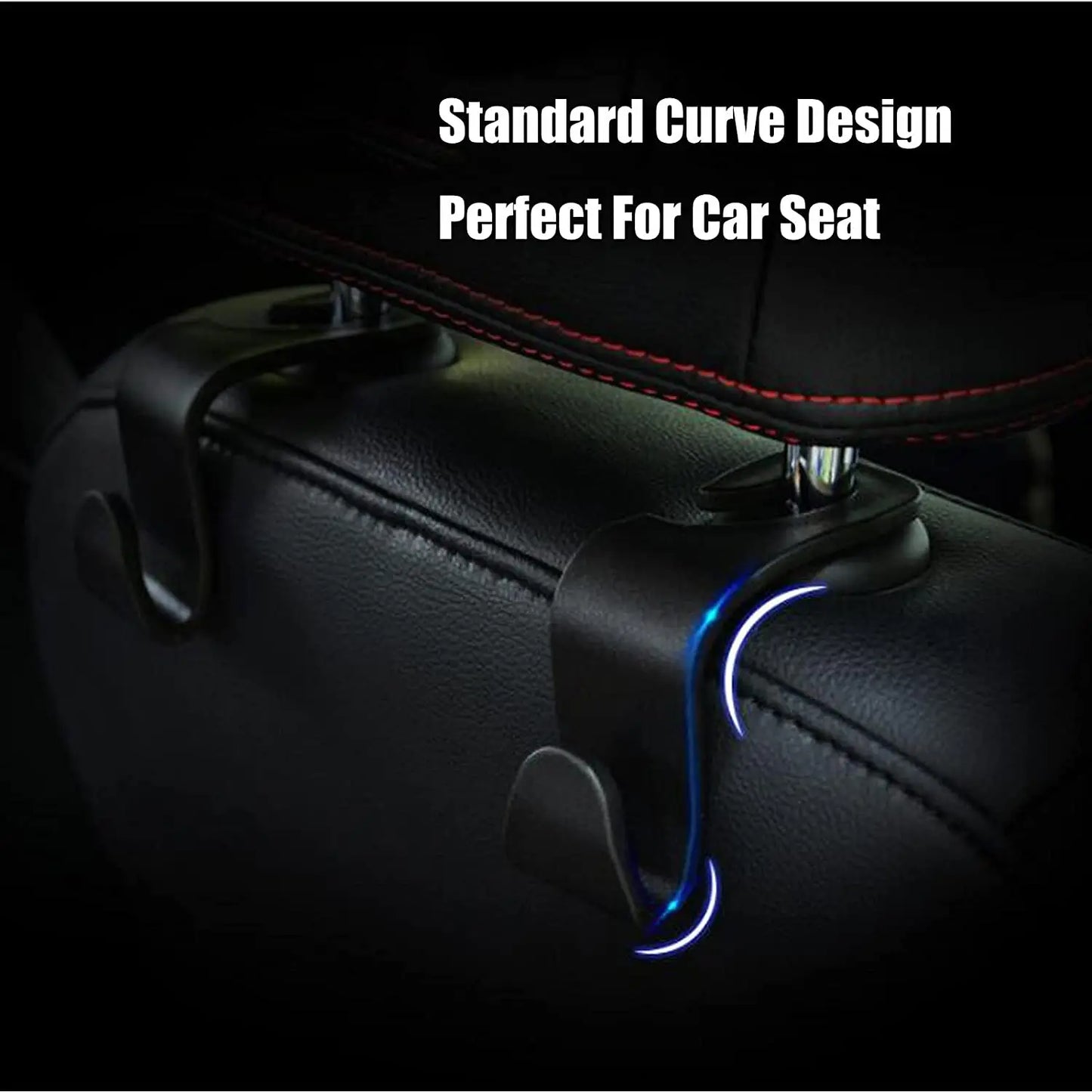 Auto Fastener Hangers, Car Storage, Hooks for Bags, Front Seat Headrest Organizer