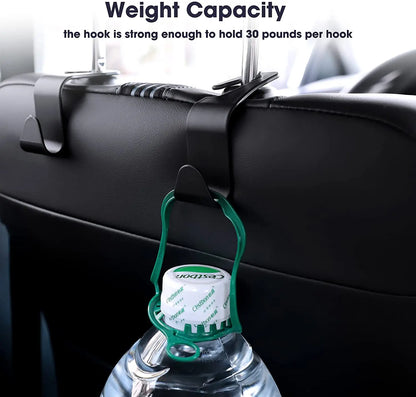 Auto Fastener Hangers, Car Storage, Hooks for Bags, Front Seat Headrest Organizer
