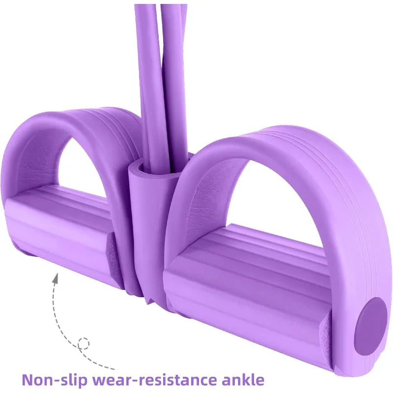 Resistance Band Tensioner For Abdominal Muscle Training Home Fitness Equipment With NonSlip Handles 3