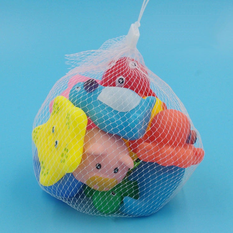 Set Baby Cute Animals Bath Toy Swimming Water Toys for Kids Wash Play
