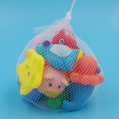 Set Baby Cute Animals Bath Toy Swimming Water Toys for Kids Wash Play