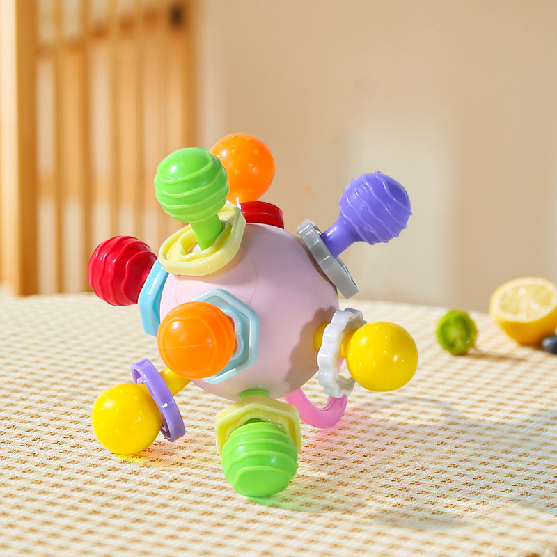 Developmental Learning Teether Toys Montessori Baby Sensory Teething Toys Chewable Rattles Boys  Gi 1