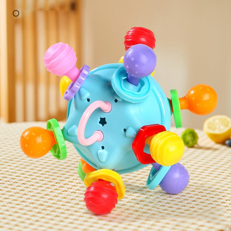 Developmental Learning Teether Toys Montessori Baby Sensory Teething Toys Chewable Rattles Boys  Gi 8