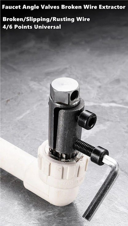 Universal Angle Valve Extractor  Repair Kit  For Damaged Faucet Valves Broken Screws  Waterpipe Thr
