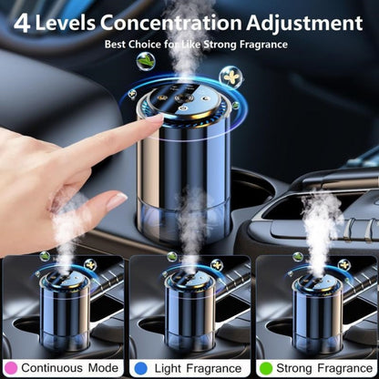 Auto Scent Air Freshener Smart Car Diffuser With Starry Light Refill Waterless 3