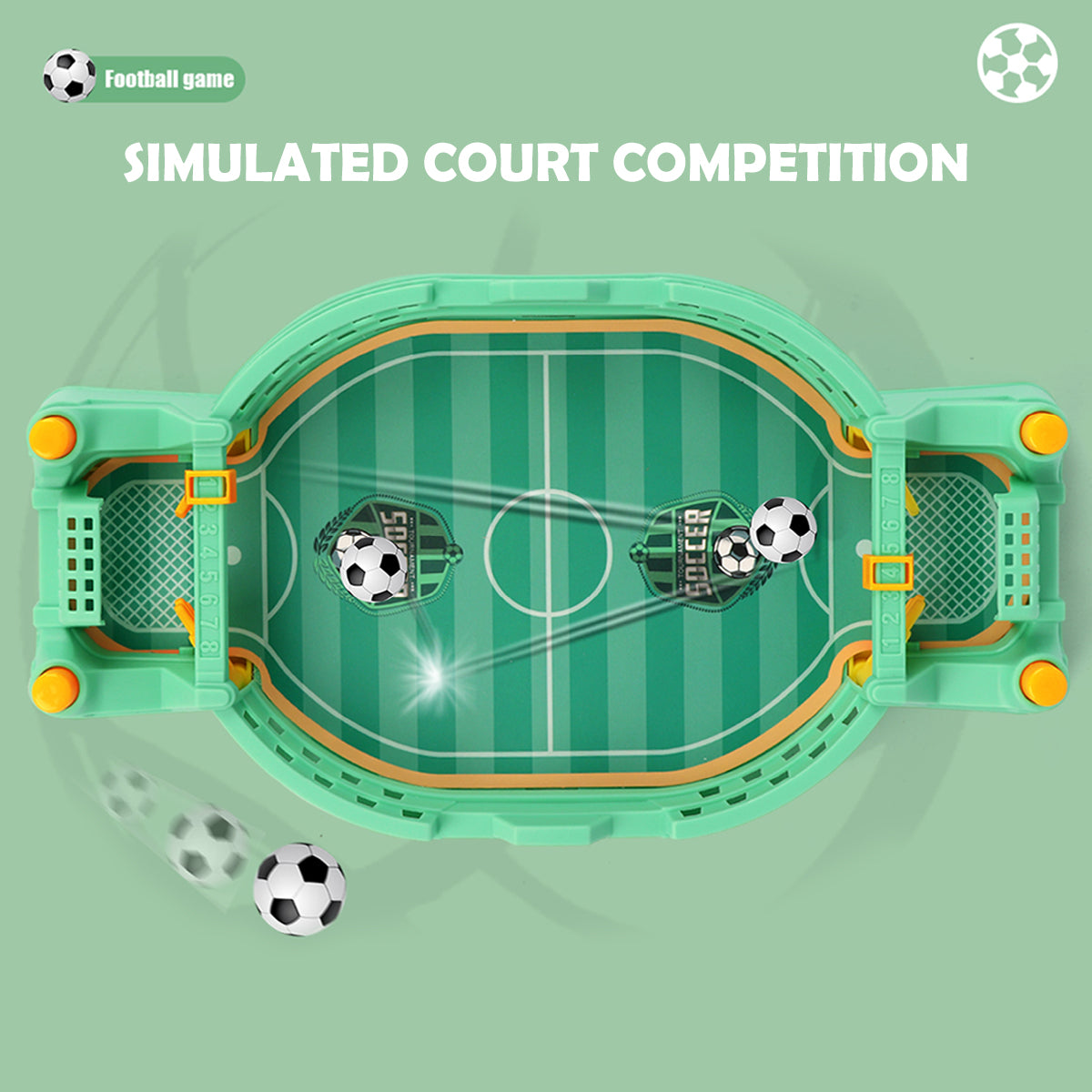 Football Table Mini Tabletop Interactive Game, Soccer Tabletops Competition Sports Games