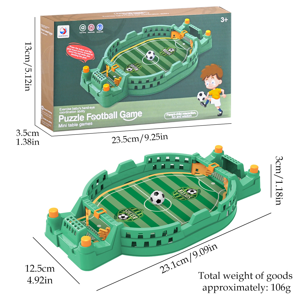 Football Table Mini Tabletop Interactive Game, Soccer Tabletops Competition Sports Games