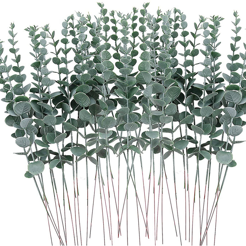 Artificial Plants Eucalyptus, Leaves for Christmas Home Wedding, Wall Wreaths Decoration DIY Gift