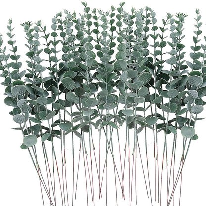 Artificial Plants Eucalyptus, Leaves for Christmas Home Wedding, Wall Wreaths Decoration DIY Gift