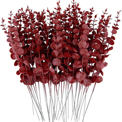 Artificial Plants Eucalyptus, Leaves for Christmas Home Wedding, Wall Wreaths Decoration DIY Gift