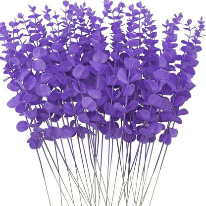 Artificial Plants Eucalyptus, Leaves for Christmas Home Wedding, Wall Wreaths Decoration DIY Gift