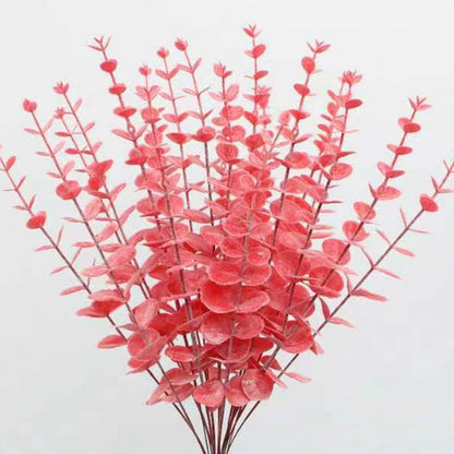 Artificial Plants Eucalyptus, Leaves for Christmas Home Wedding, Wall Wreaths Decoration DIY Gift