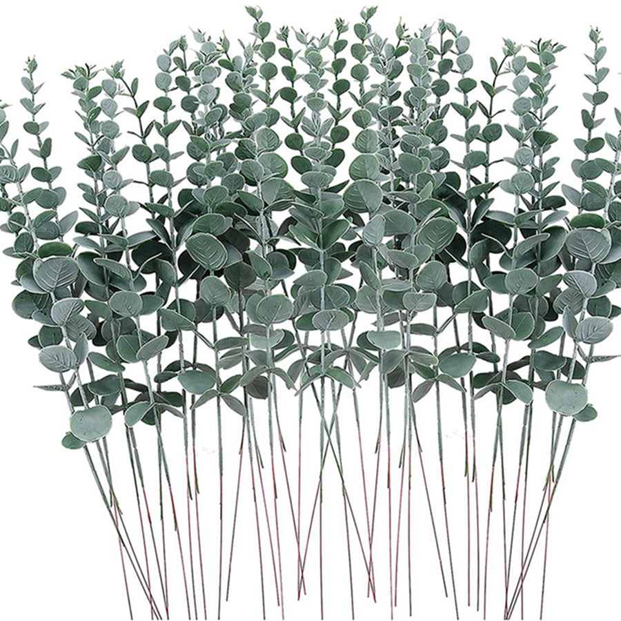 Artificial Plants Eucalyptus, Leaves for Christmas Home Wedding, Wall Wreaths Decoration DIY Gift
