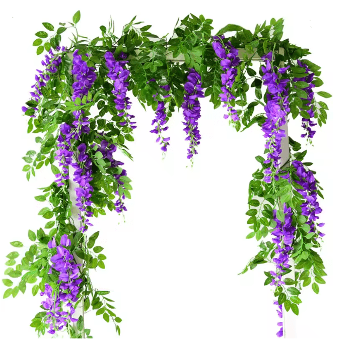 Artificial Wisteria Hanging Garland Vine