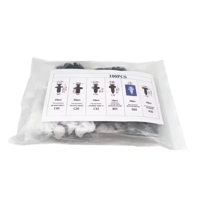 ClipMaster Auto Body Fastener  Retainer Kit  Universal Car Push Pin Rivet Set 1
