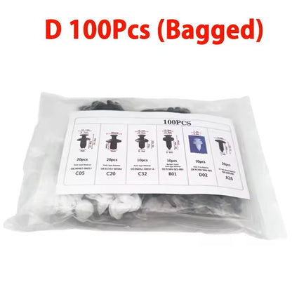 ClipMaster Auto Body Fastener  Retainer Kit  Universal Car Push Pin Rivet Set 2