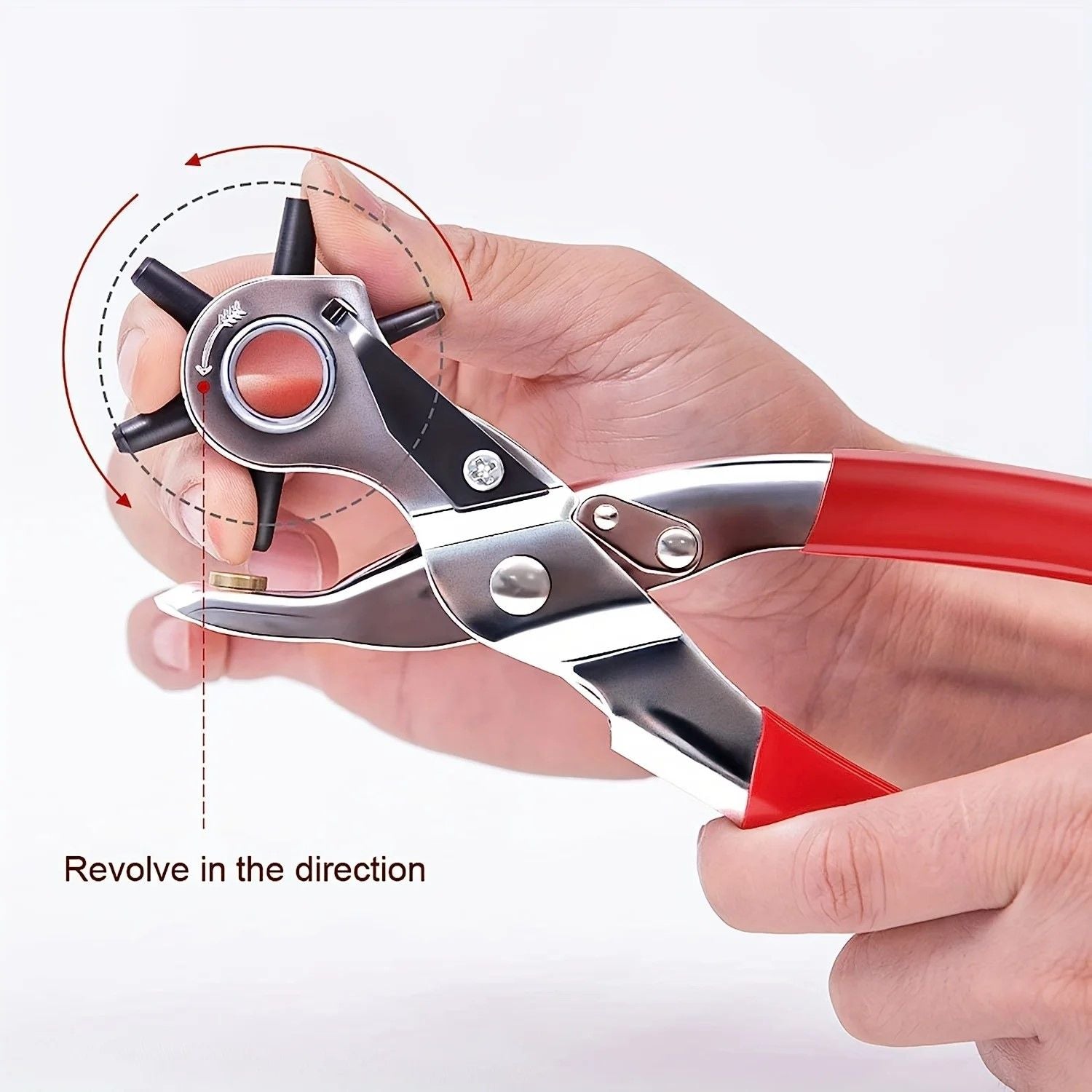Heavy Duty Leather Hole Punch  6 Size Manual Leather Hole Puncher 3