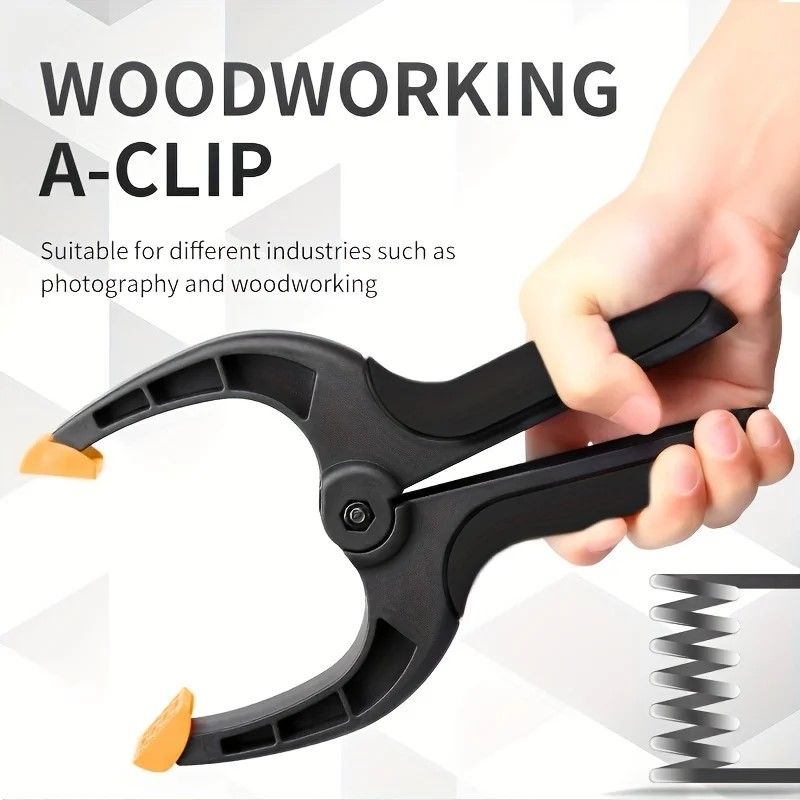 PrecisionGrip Adjustable Nylon Spring Clamps  3469 Inch Carpentry Set 3