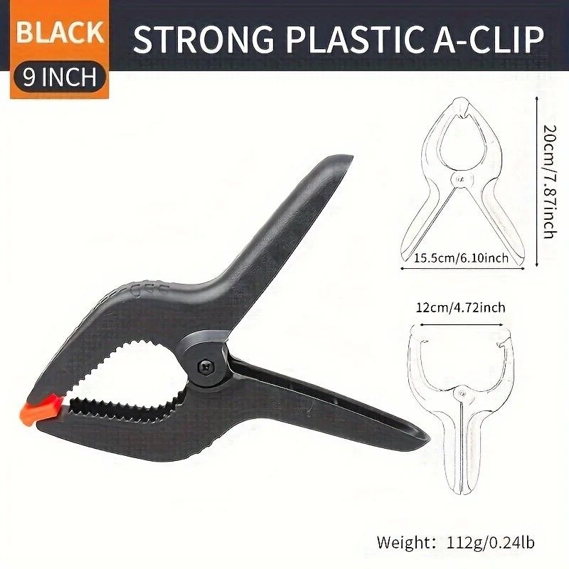 PrecisionGrip Adjustable Nylon Spring Clamps  3469 Inch Carpentry Set 7
