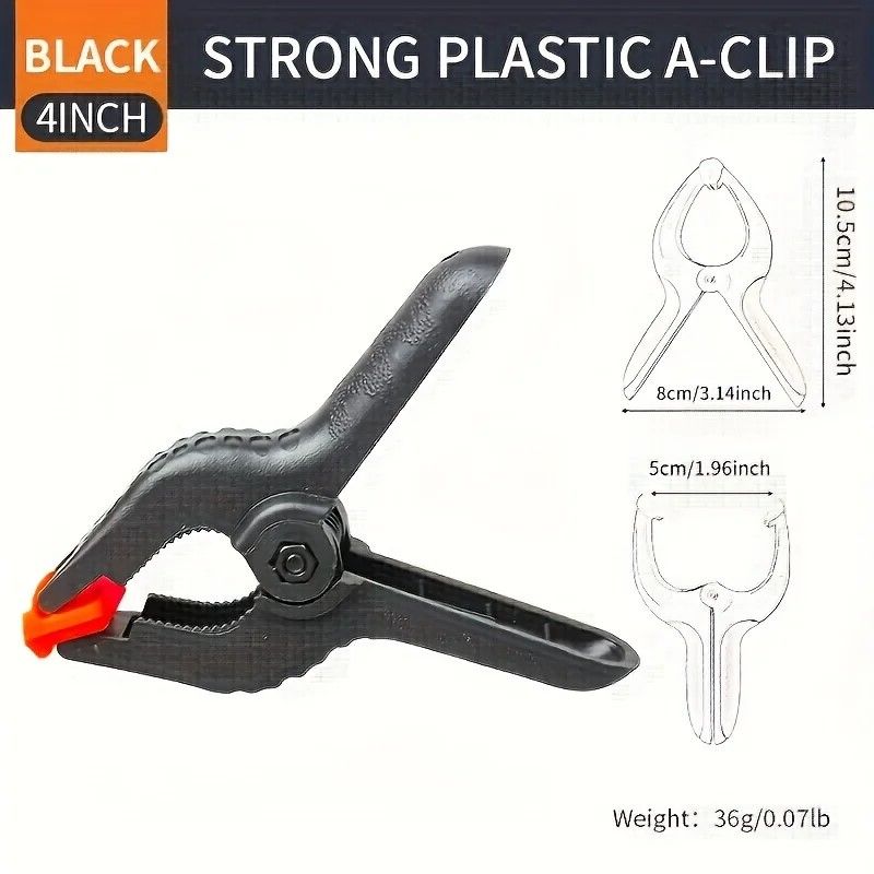 PrecisionGrip Adjustable Nylon Spring Clamps  3469 Inch Carpentry Set 8
