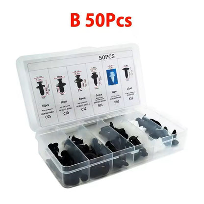 ClipMaster Auto Body Fastener  Retainer Kit  Universal Car Push Pin Rivet Set 8