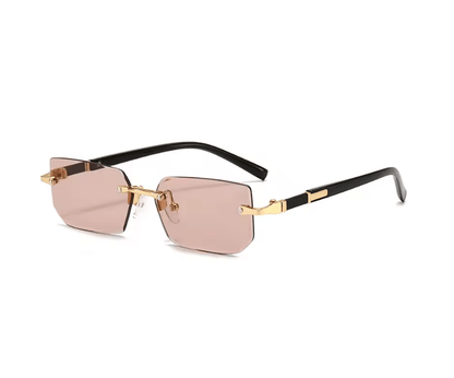 Rimless Rectangle Unisex Sunglasses 15