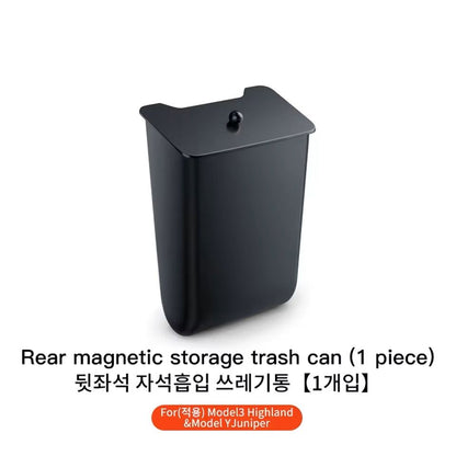 MaxOrganize RearSeat Storage Box  Trash Can For Tesla Model 3  Y HighlandJuniper 1