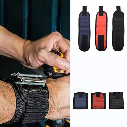 MagniGrip Magnetic Tool Wristband  HandsFree Holder For Screws Nails  Drill Bits 5