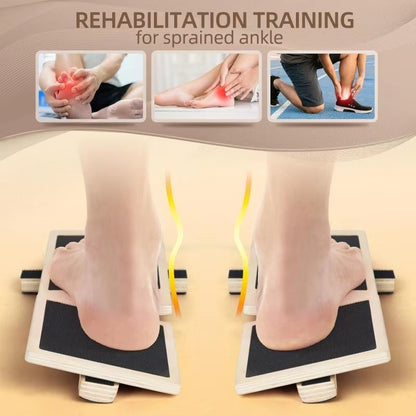 Single Foot Wooden Balance Board Ankle Strengthener And Posture Trainer 2