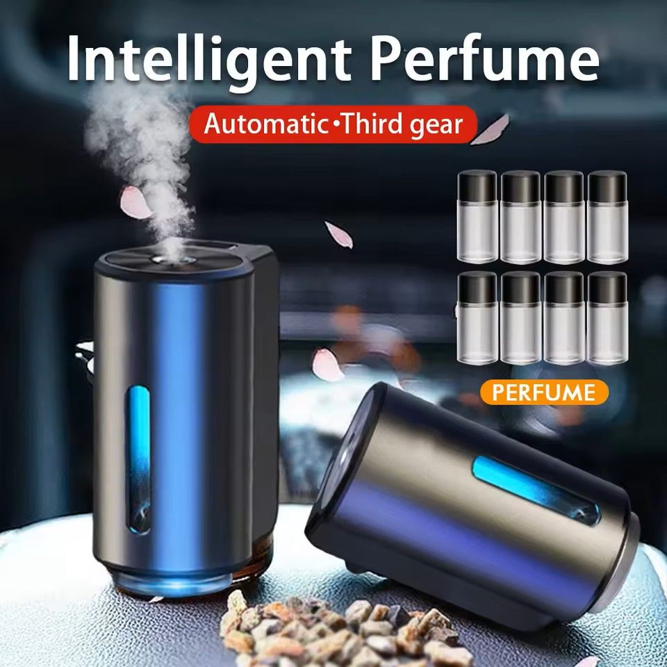Smart Car Air Aromatherapy Diffuser and Humidifier with Odor Removal