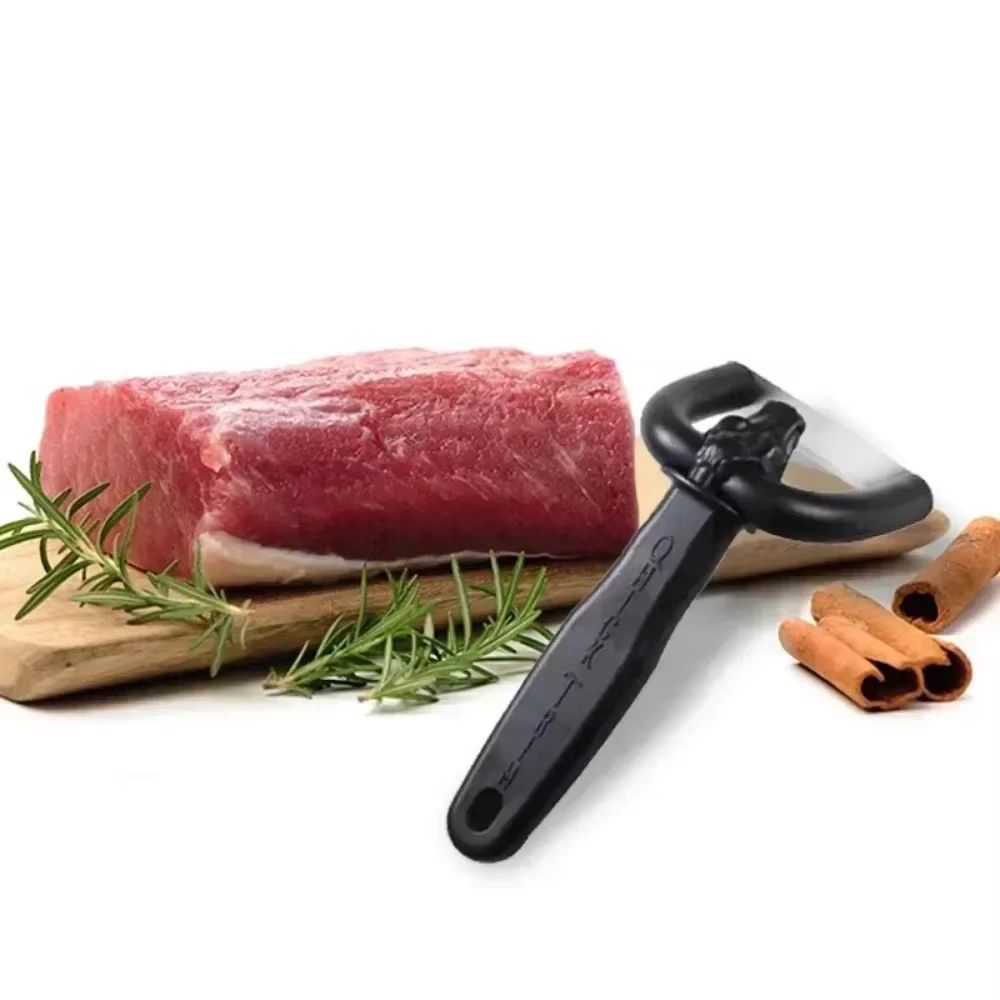 Handheld Beef And Pork Slicer With Fat Trimmer  BBQ And Kitchen Cooking Tool 4