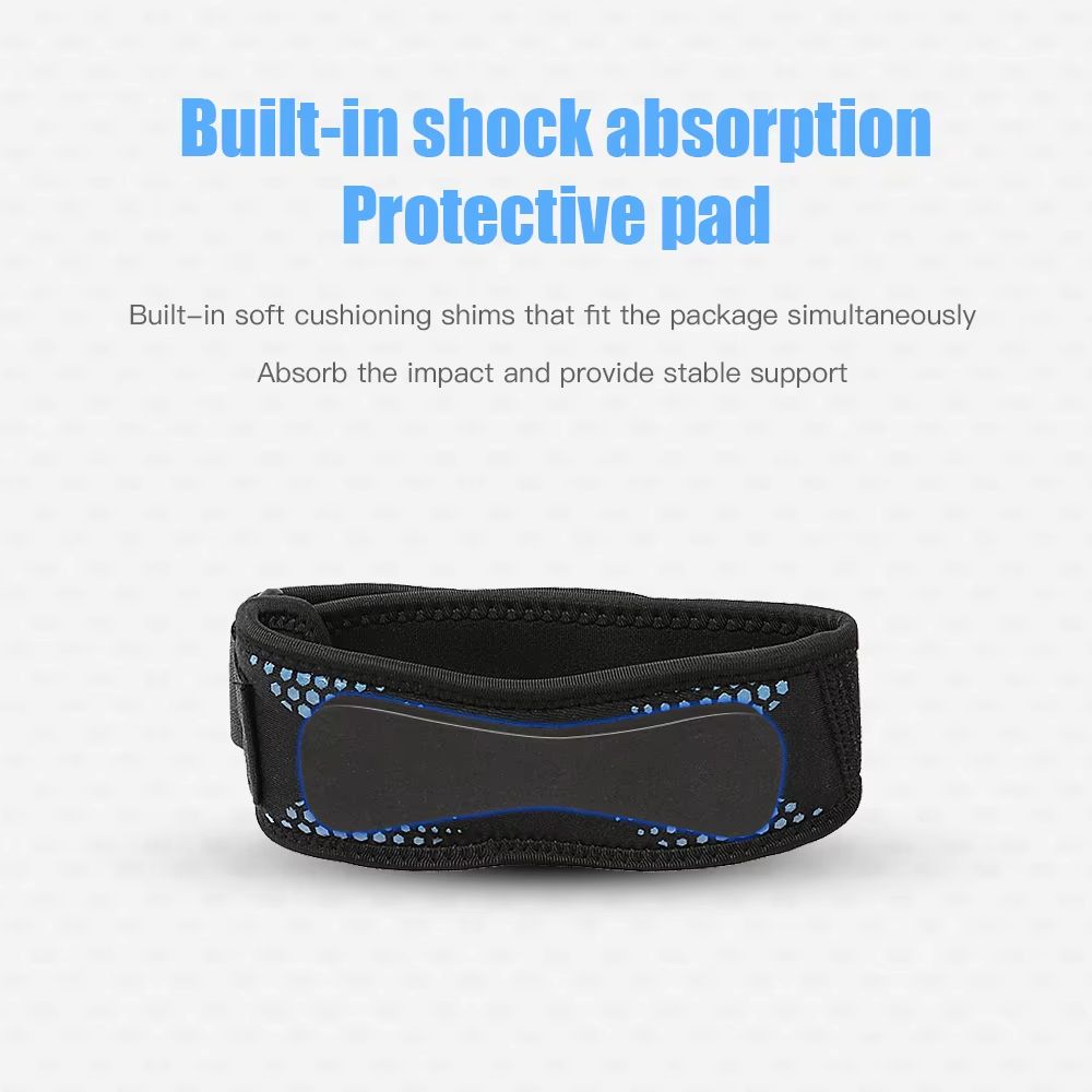 Adjustable Patella Knee Strap Brace  Patellar Tendon Stabilizer Support Band For Sports 3