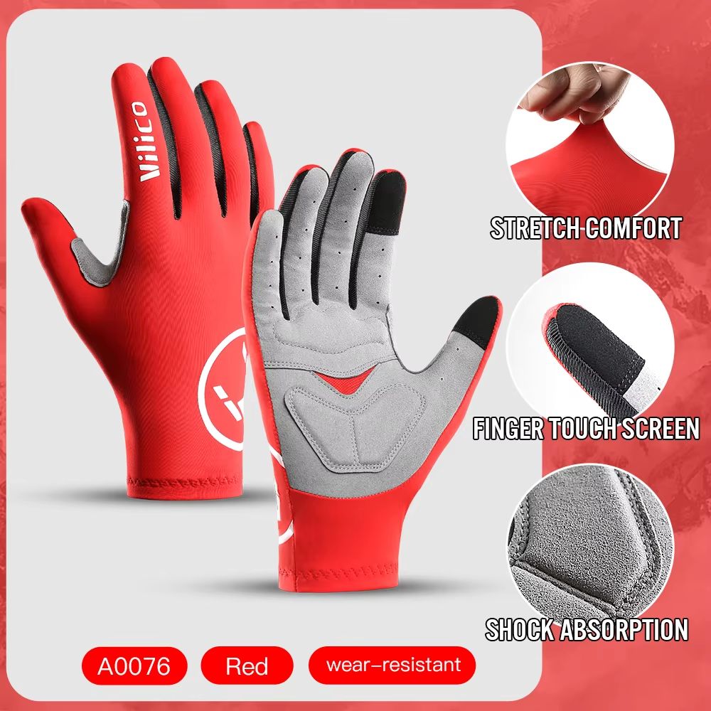 Breaking Wind Half Finger Cycling Gloves Antislip Road Bike And MTB Mittens 11