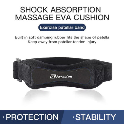 Adjustable Patellar Tendon Strap With Silica Gel Padding  Relief For Jumpers Knee And Running 4