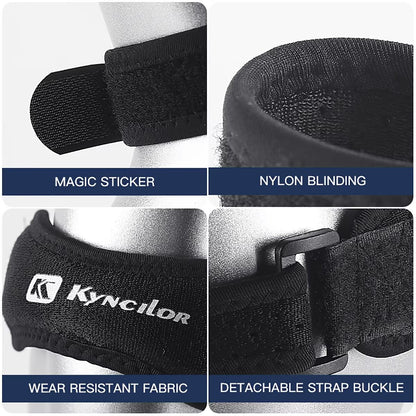 Adjustable Patellar Tendon Strap With Silica Gel Padding  Relief For Jumpers Knee And Running 2