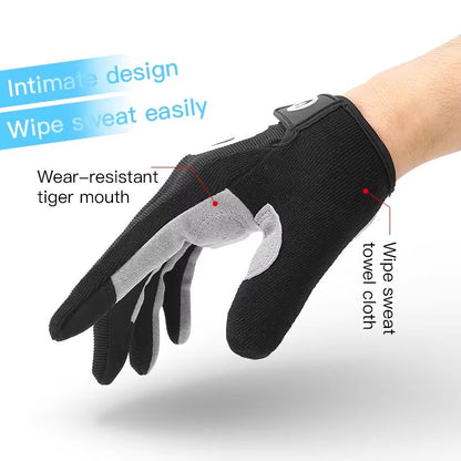 Breath Cool Full Finger MTB Gloves Shock Absorbing Trail And Ride Protection 1