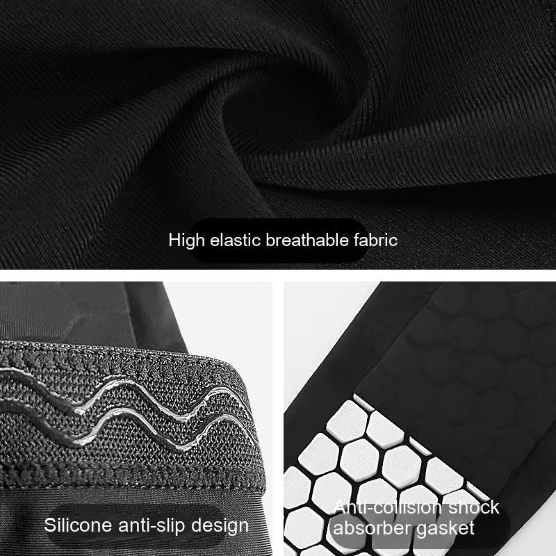 Honeycomb Shin Guards Leg Sleeves  Shockproof Soccer Protection With AntiSlip Grip 1