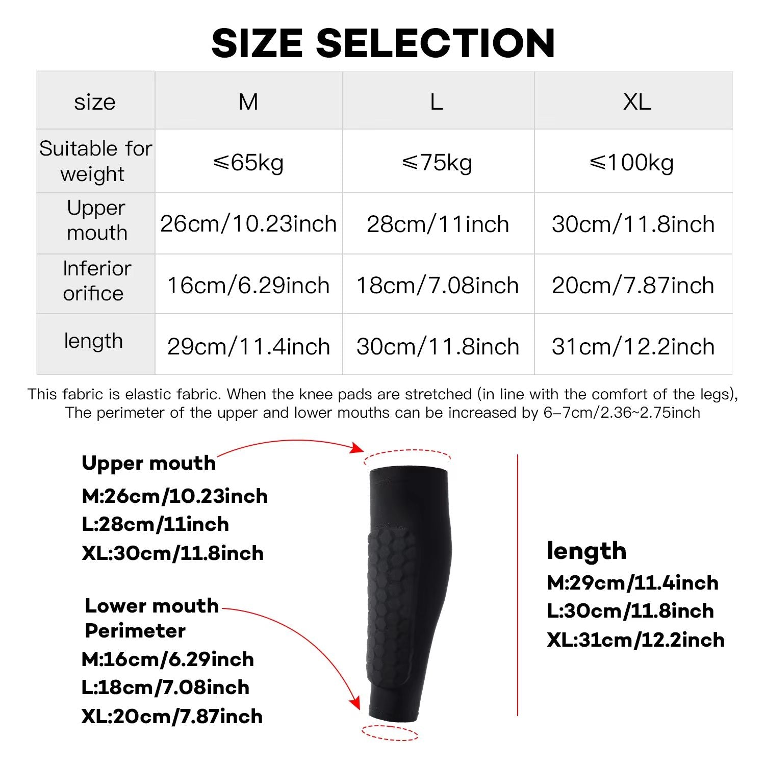 Honeycomb Shin Guards Leg Sleeves  Shockproof Soccer Protection With AntiSlip Grip 5