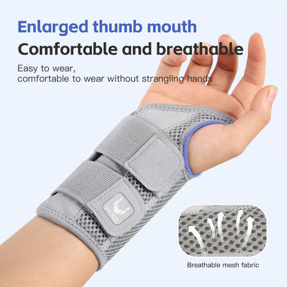 Adjustable Thumb  Wrist Support Brace With Dual Straps  Relief For Tendonitis And Strain 1