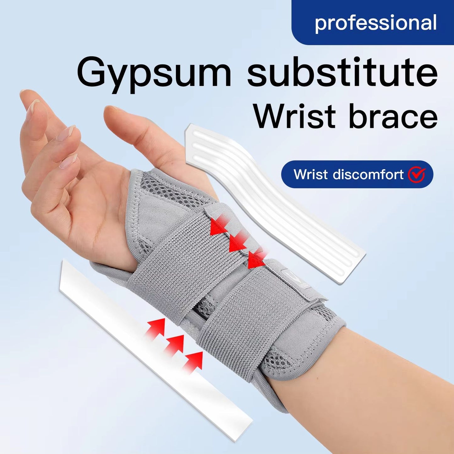 Adjustable Thumb  Wrist Support Brace With Dual Straps  Relief For Tendonitis And Strain 2
