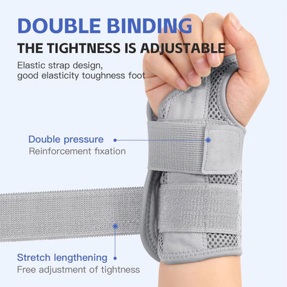 Adjustable Thumb  Wrist Support Brace With Dual Straps  Relief For Tendonitis And Strain 3