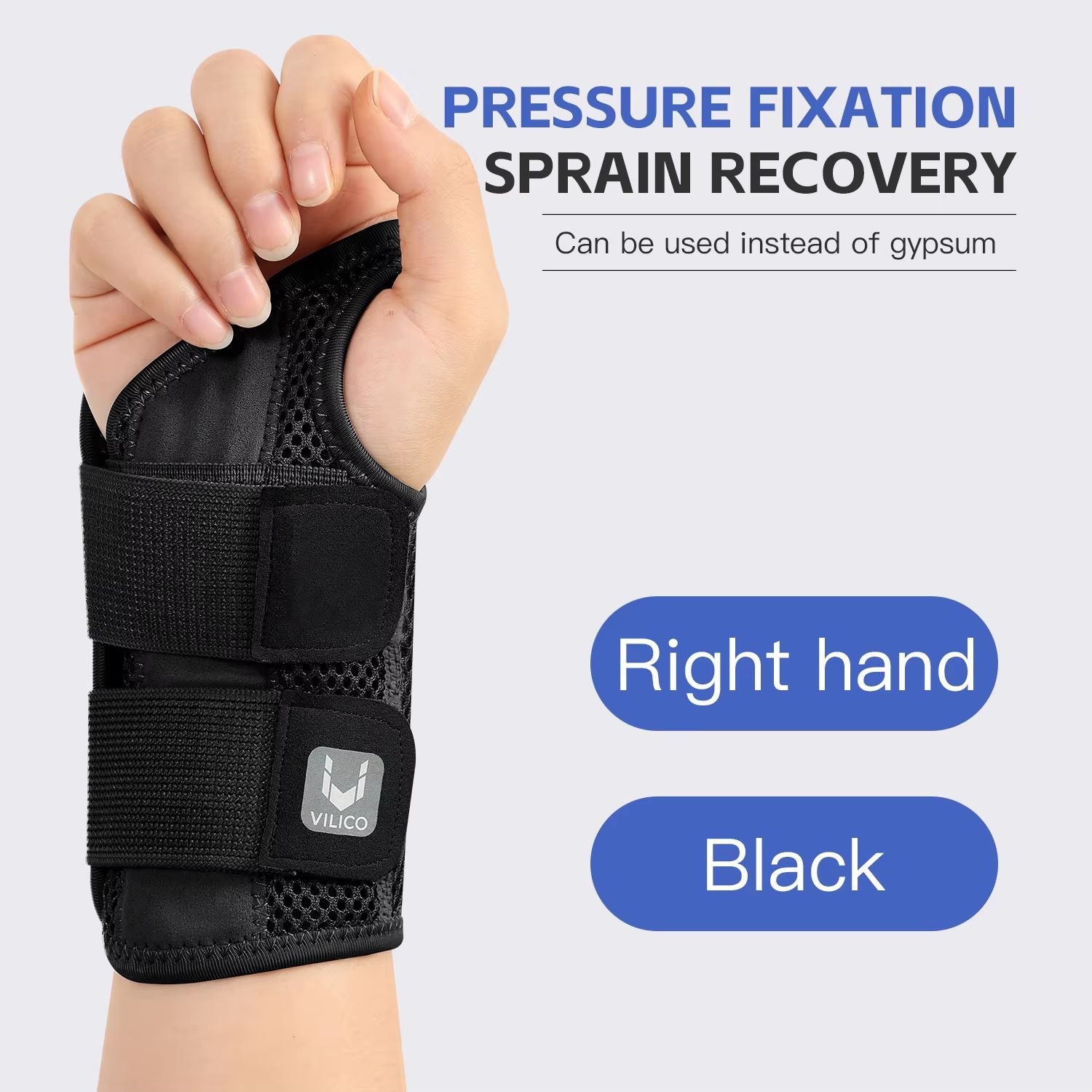 Adjustable Thumb  Wrist Support Brace With Dual Straps  Relief For Tendonitis And Strain 9