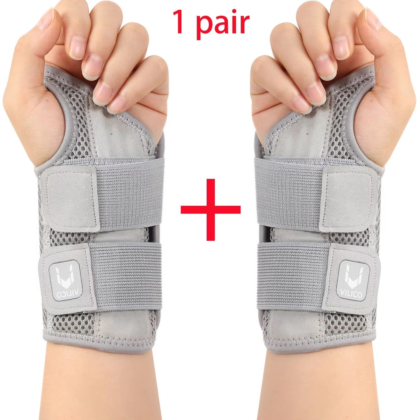 Adjustable Thumb  Wrist Support Brace With Dual Straps  Relief For Tendonitis And Strain 10