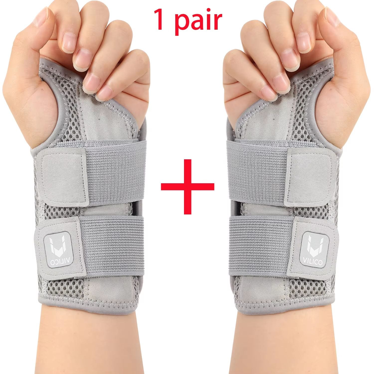 Adjustable Thumb  Wrist Support Brace With Dual Straps  Relief For Tendonitis And Strain 10