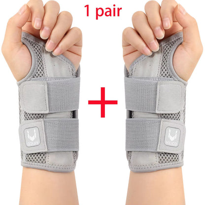 Adjustable Thumb  Wrist Support Brace With Dual Straps  Relief For Tendonitis And Strain 10