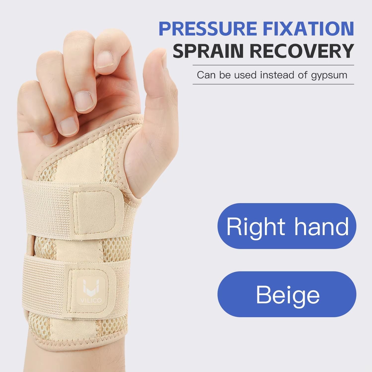 Adjustable Thumb  Wrist Support Brace With Dual Straps  Relief For Tendonitis And Strain 11