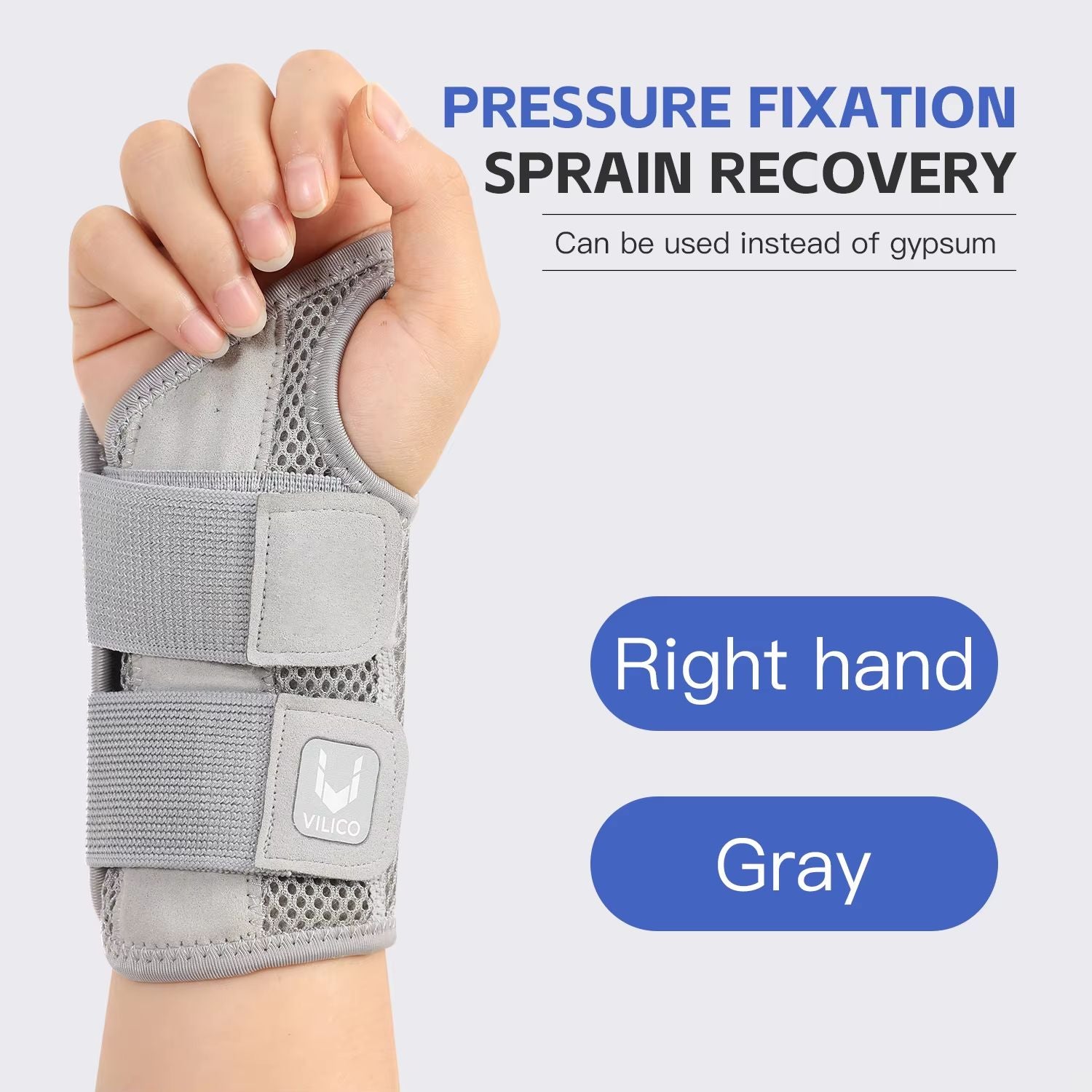 Adjustable Thumb  Wrist Support Brace With Dual Straps  Relief For Tendonitis And Strain 12