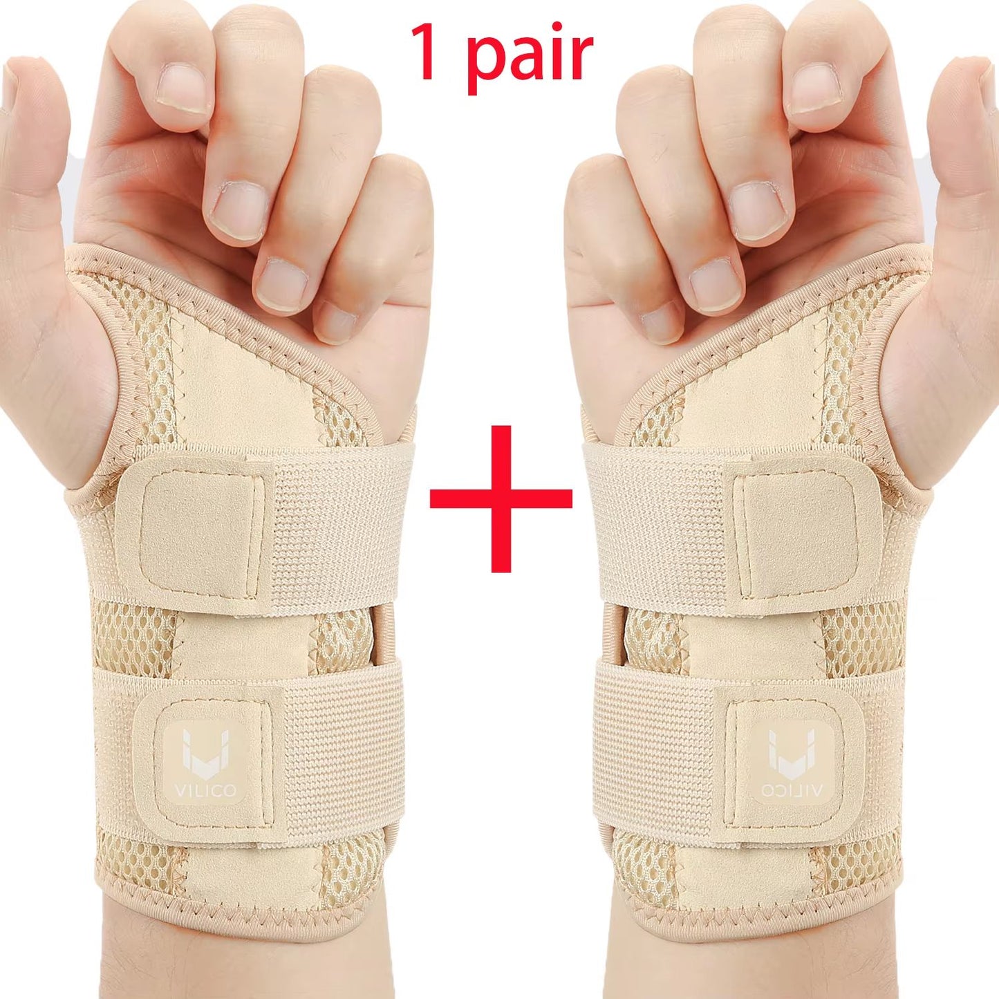 Adjustable Thumb  Wrist Support Brace With Dual Straps  Relief For Tendonitis And Strain 13