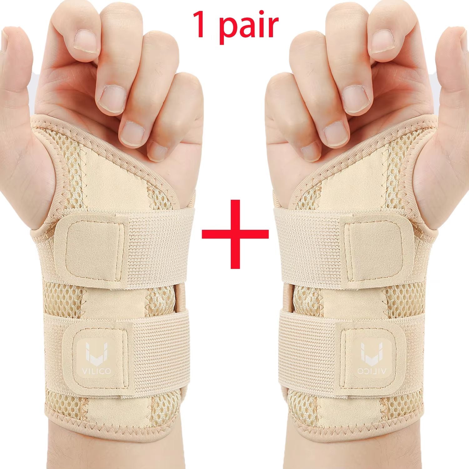 Adjustable Thumb  Wrist Support Brace With Dual Straps  Relief For Tendonitis And Strain 13