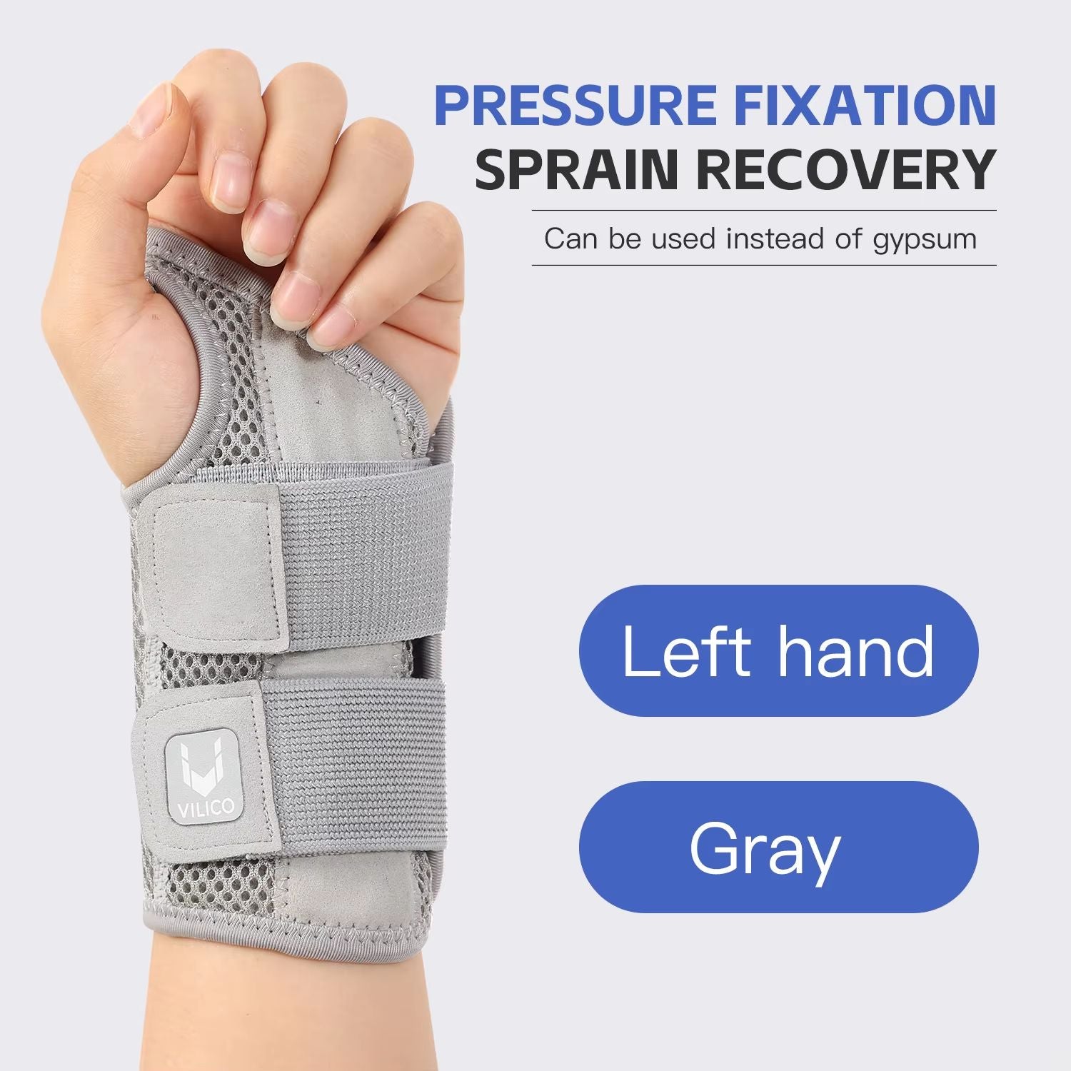 Adjustable Thumb  Wrist Support Brace With Dual Straps  Relief For Tendonitis And Strain 14
